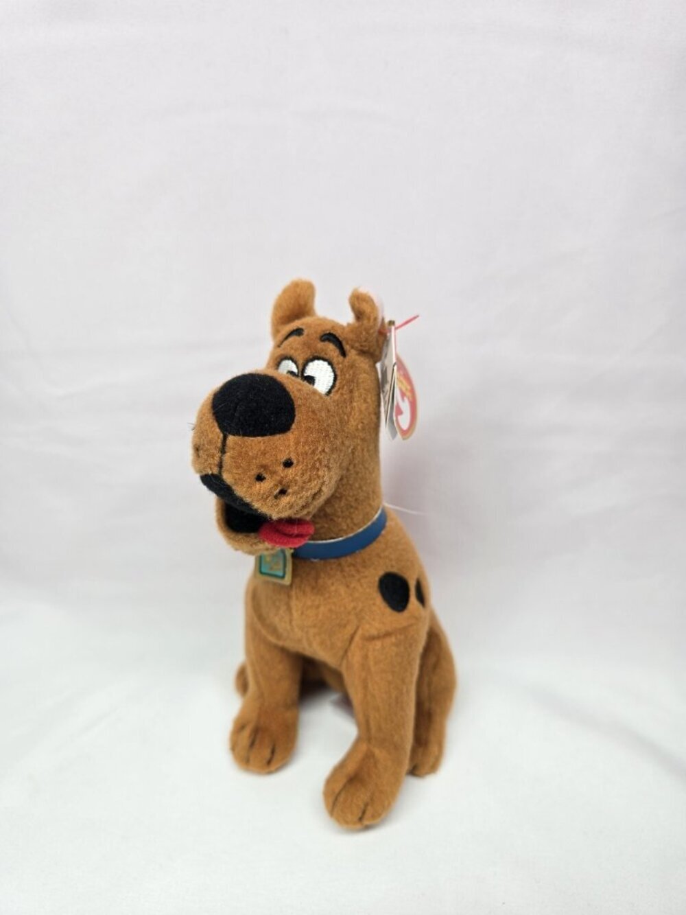 TY Beanie Babies Scooby Doo 7" Stuffed Plush Puppy Dog w/ Tags